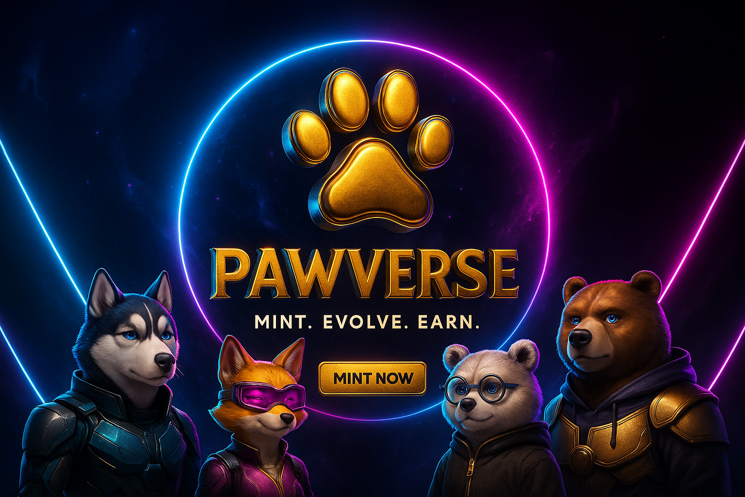 Pawverse Characters